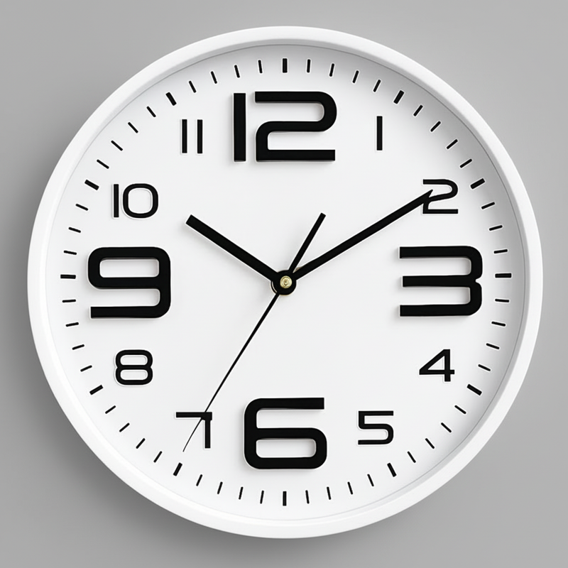 Colorful Cartoon Wall Clock | 30cm Kids Room Decor