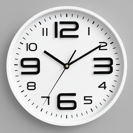 Colorful Cartoon Wall Clock | 30cm Kids Room Decor