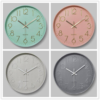 Colorful Round Wall Clock | Modern Wall Clock 30cm 7