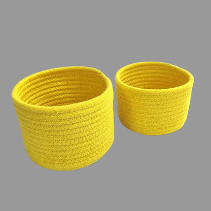 Cotton Rope Storage Baskets | Organizer for Toys and Sundries
