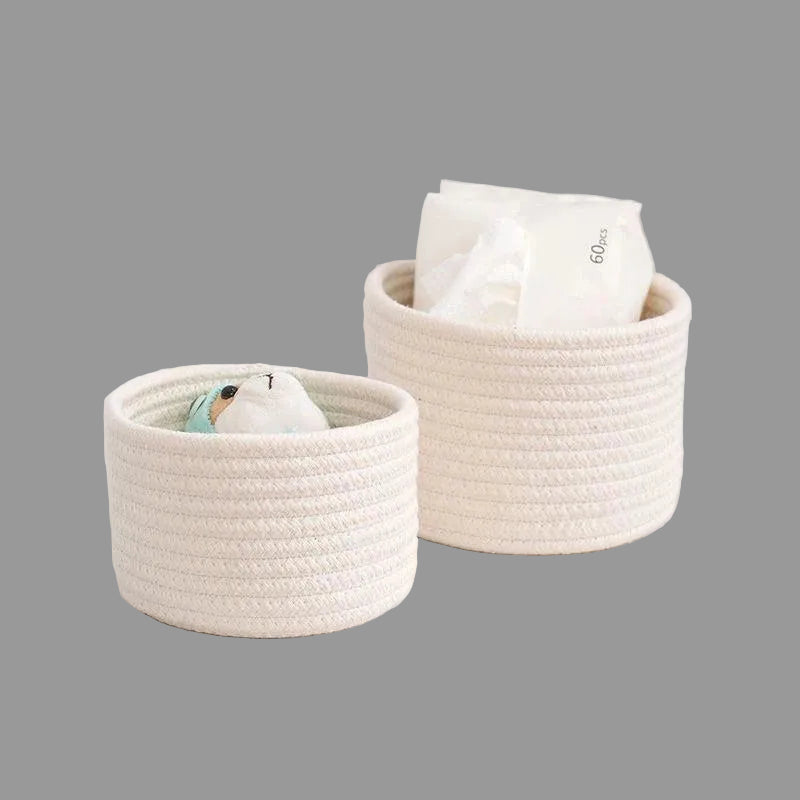 Cotton Rope Storage Baskets | Organizer for Toys and Sundries