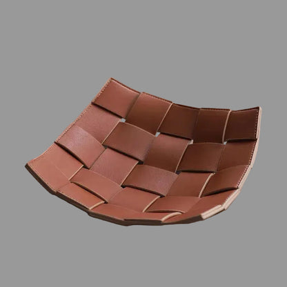 Elegant PU Leather Valet Tray | Storage Organizer