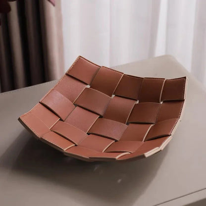 Elegant PU Leather Valet Tray | Storage Organizer