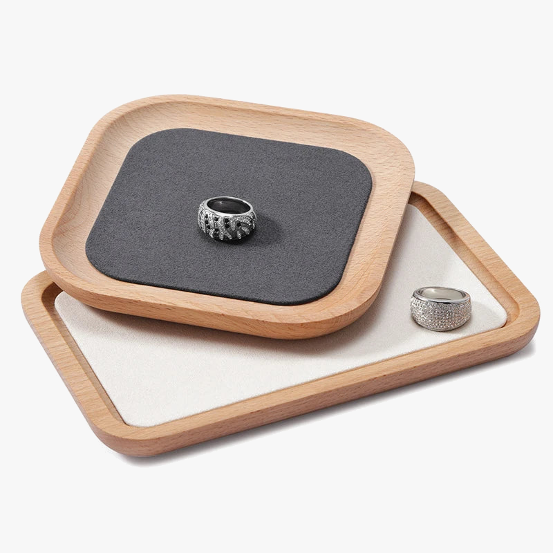 Elegant Wooden Jewelry Tray | Jewelry Storage Organizer
