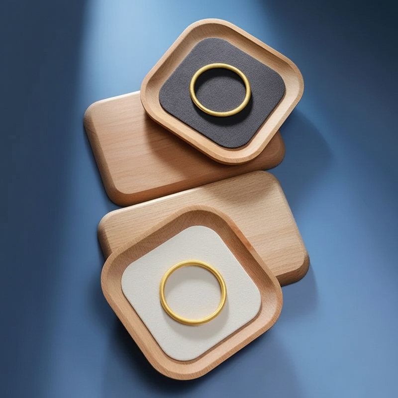 Elegant Wooden Jewelry Tray | Jewelry Storage Organizer