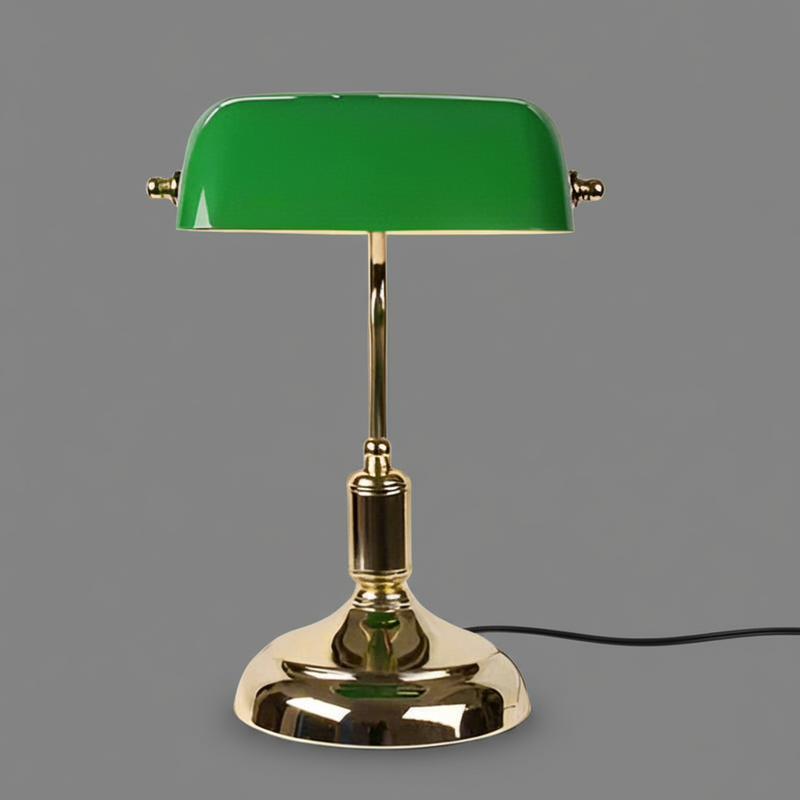 European Glass Table Lamp | Classic Bedside Lamp