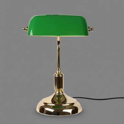 European Glass Table Lamp | Classic Bedside Lamp
